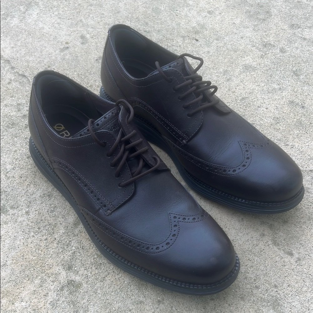 Cole Haan Original Grand Brown Wingtip Oxford Men's Shoes Size 11.5